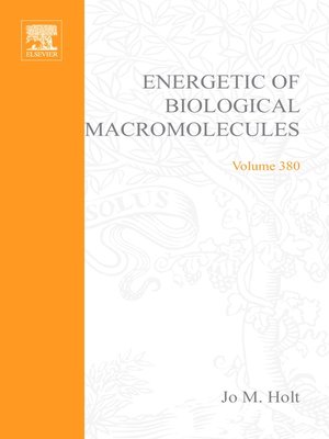 cover image of Energetics of Biological Macromolecules, Part E